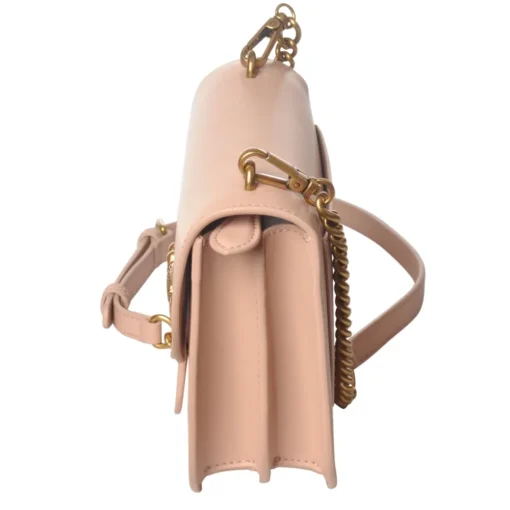 Pinko Bags-- Love Bell Simply Bag - Powder Pink - Bag - Made in Italy - Luxury Exclusive Collection - Avvenice