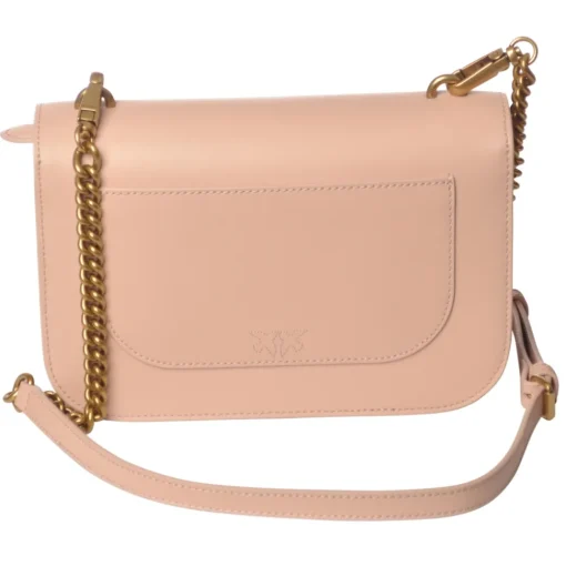 Pinko Bags-- Love Bell Simply Bag - Powder Pink - Bag - Made in Italy - Luxury Exclusive Collection - Avvenice