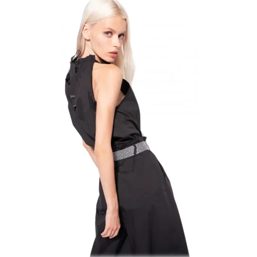 Pinko Tops-- Poplin Top with Ribbon - Black - Top - Made in Italy - Luxury Exclusive Collection - Avvenice