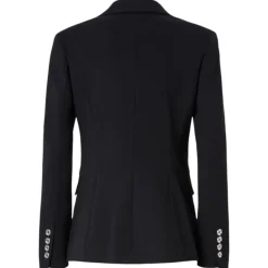 Pinko Jackets-- Single Breasted Blazer in Technical Fabric - Black - Jackets - Made in Italy - Luxury Exclusive Collection - Avvenice