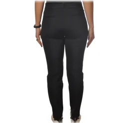 Pinko Trousers-- Trousers Bello100 Tapered Leg - Black - Trousers - Made in Italy - Luxury Exclusive Collection - Avvenice
