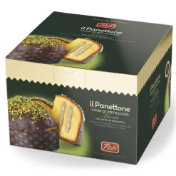 Pist\u00ec Sweets-Pistì - Artisan Panettone Heart of Pistachio with Pistachio Cream and Extra Dark Chocolate - Panettone in Gift Box - Avvenice