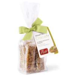 Pist\u00ec Sweets-Pistì - Pieces of Crunchy with Sicilian Pistachio and Sesame - Fine Pastry in Envelope with Bow - 100 g - Avvenice