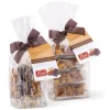 Pist\u00ec Sweets-Pistì - Pieces of Crunchy with Sicilian Almonds with Dark Chocolate - Fine Pastry in Envelope with Bow - 200 g - Avvenice