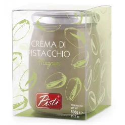 Pist\u00ec Sweets-Pistì - Pistachio Cream Spread - Bronte Sicily - Artisan Cream - Magnum in Premium Glass Jar - Avvenice