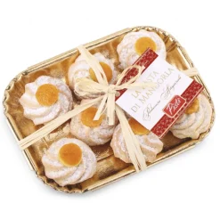 Pist\u00ec Sweets-Pistì - Sicilian Almond Paste with Orange - Fine Pastry in Elegance Tray - Avvenice