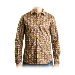 Poggianti 1958 Shirts-Poggianti 1985 - Checked Pattern Shirt - Handmade in Italy - New Luxury Exclusive Collection - Avvenice