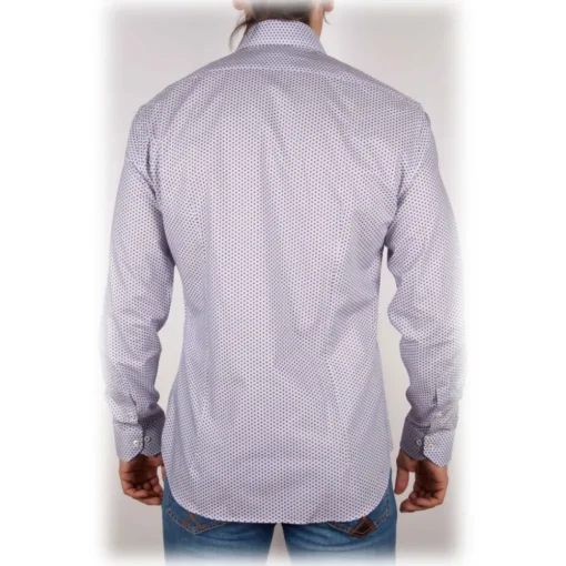 Poggianti 1958 Shirts-Poggianti 1985 - Fancy French Collar Shirt - Handmade in Italy - New Luxury Exclusive Collection - Avvenice