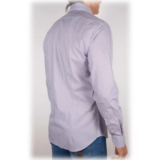 Poggianti 1958 Shirts-Poggianti 1985 - Fancy French Collar Shirt - Handmade in Italy - New Luxury Exclusive Collection - Avvenice