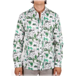 Poggianti 1958 Shirts-Poggianti 1985 - French Collar Fancy Shirt - Handmade in Italy - New Luxury Exclusive Collection - Avvenice