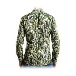 Poggianti 1958 Shirts-Poggianti 1985 - Small Collar Patterned Shirt - Handmade in Italy - New Luxury Exclusive Collection - Avvenice