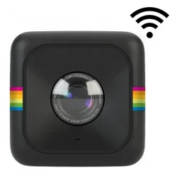 Polaroid Photo & Video-- Cube+ Live Streaming Wi-Fi Mini Lifestyle Action Camera - Full HD 1440p - Action Sports Cameras - Black - Avvenice