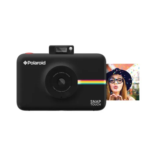 Polaroid Photo & Video-- Snap Touch Instant Print Digital Camera With LCD Display (Black) with Zink Zero Ink Printing Technology - Avvenice
