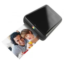 Polaroid Photo & Video-- ZIP Mobile Printer w/ZINK Zero Ink Printing Technology - Compatible w/iOS & Android Devices - Black - Avvenice