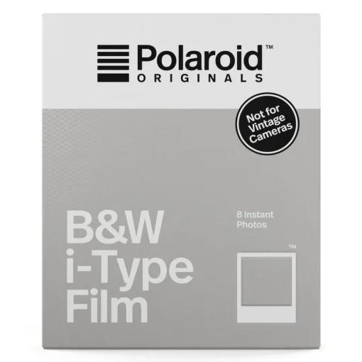Polaroid Originals Photo & Video-- B&W Film for i-Type - Classic White Frame - Film for i-Type Cameras - OneStep 2 - Avvenice