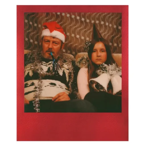 Polaroid Originals Photo & Video-- Color Film for 600 - Metallic Red Frame - Film for 600 Cameras - OneStep 2 - Avvenice