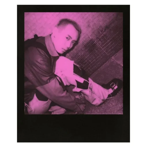 Polaroid Originals Photo & Video-- Rose Film for 600 Duochrome - Black Frame - Film for 600 Cameras - OneStep 2 - Avvenice