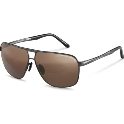 Porsche Design Sunglasses & Eyewear-- P´8665 Sunglasses - Polarized XTR - Gun - Eyewear - Avvenice