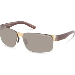 Porsche Design Sunglasses & Eyewear-- P´8573 Sunglasses - Gold Brown - Eyewear - Avvenice