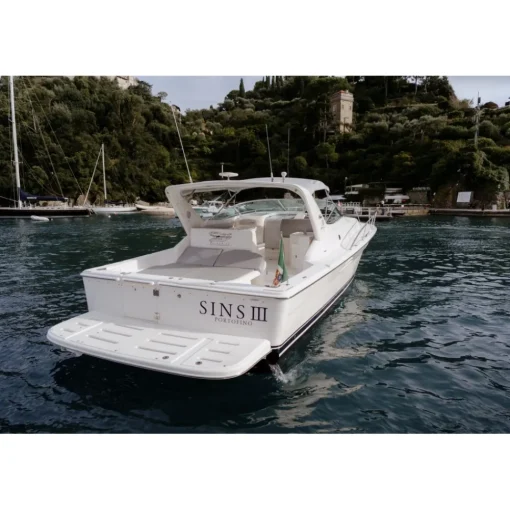 Portofino Cesare Charter Boats-- Sins III - Riviera 400 Offshore - 10 Pax - Private Exclusive Luxury Yacht - Portofino Italy - Avvenice