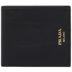 Prada Wallets-- Black Leather Wallet - Exclusive Luxury Collection - Avvenice