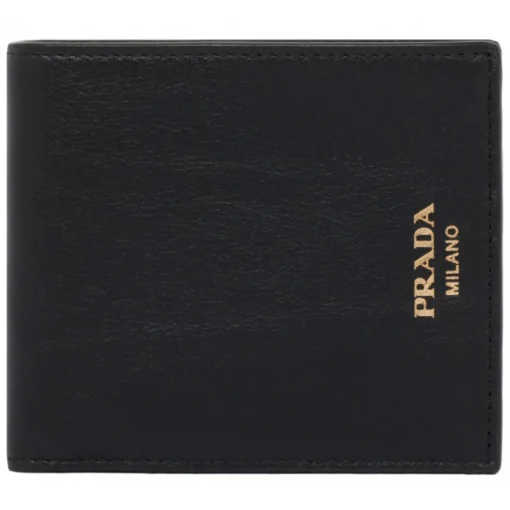 Prada Wallets-- Black Leather Wallet - Exclusive Luxury Collection - Avvenice