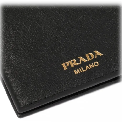 Prada Wallets-- Black Leather Wallet - Exclusive Luxury Collection - Avvenice