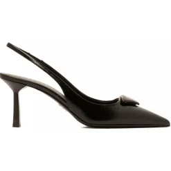 Prada Shoes-- Black Saffiano Leather Pumps - Exclusive Luxury Collection - Avvenice
