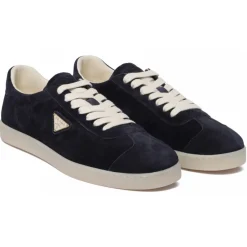 Prada Shoes-- Midnight Blue Lane Sneakers - Exclusive Luxury Collection - Avvenice