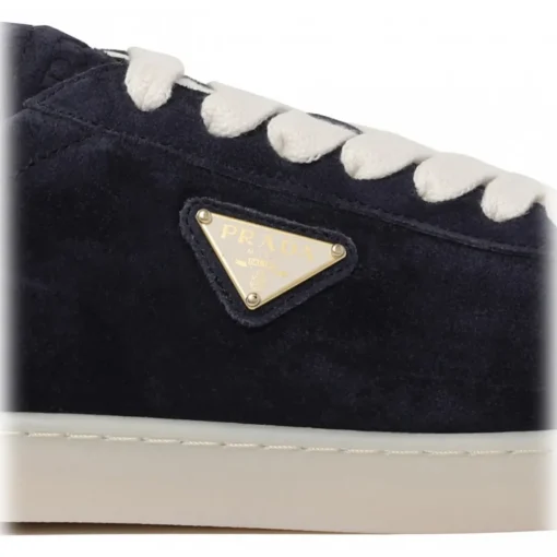 Prada Shoes-- Midnight Blue Lane Sneakers - Exclusive Luxury Collection - Avvenice