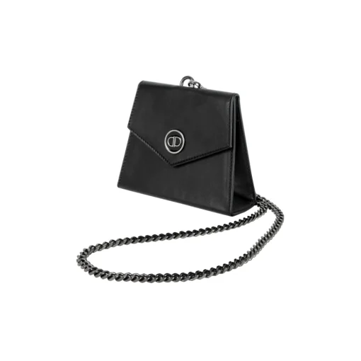 Priscilla Dinamo Bags-- Carte Blanche - Black - Bag - Made in Italy - Luxury Exclusive Collection - Avvenice