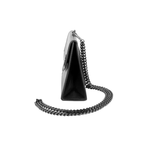 Priscilla Dinamo Bags-- Carte Blanche - Black - Bag - Made in Italy - Luxury Exclusive Collection - Avvenice