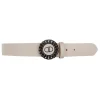 Priscilla Dinamo Belts-- Great Hug - Ivory - Belt - Made in Italy - Luxury Exclusive Collection - Avvenice