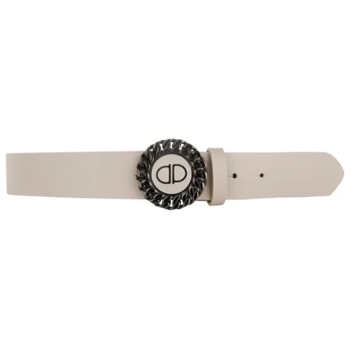 Priscilla Dinamo Belts-- Great Hug - Ivory - Belt - Made in Italy - Luxury Exclusive Collection - Avvenice