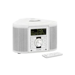 Pure Audio-- Chronos CD Series 2 - White - Digital and FM clock radio with CD - High Quality Digital Radio - Avvenice