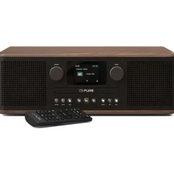 Pure Audio-- Classic C-D6 - Coffee Black Walnut - CD-Player DAB+ Radio with Bluetooth - High Quality Digital Radio - Avvenice