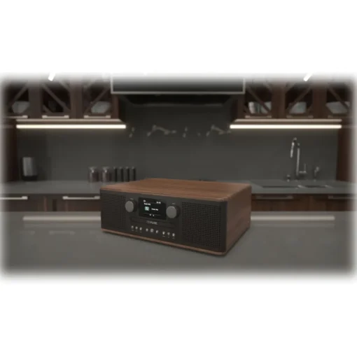 Pure Audio-- Classic C-D6 - Coffee Black Walnut - CD-Player DAB+ Radio with Bluetooth - High Quality Digital Radio - Avvenice