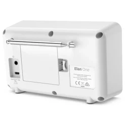Pure Audio-- Elan One - White - Portable DAB+ Radio with Bluetooth - High Quality Digital Radio - Avvenice