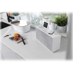 Pure Audio-- Evoke Home - Cotton White - All-in-One Music System - High Quality Digital Radio - Avvenice