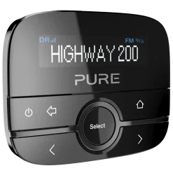 Pure Audio-- Highway 200 - In-Car DAB/DAB+ Radio Adapter with Music via Aux-In - High Quality Digital Radio - Avvenice