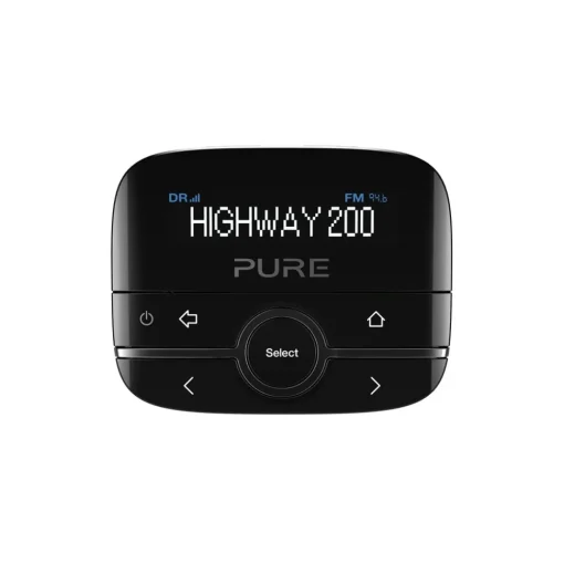 Pure Audio-- Highway 200 - In-Car DAB/DAB+ Radio Adapter with Music via Aux-In - High Quality Digital Radio - Avvenice