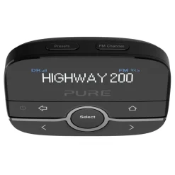 Pure Audio-- Highway 200 - In-Car DAB/DAB+ Radio Adapter with Music via Aux-In - High Quality Digital Radio - Avvenice