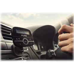 Pure Audio-- Highway 200 - In-Car DAB/DAB+ Radio Adapter with Music via Aux-In - High Quality Digital Radio - Avvenice