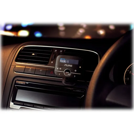Pure Audio-- Highway 200 - In-Car DAB/DAB+ Radio Adapter with Music via Aux-In - High Quality Digital Radio - Avvenice