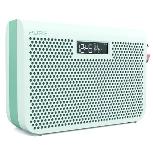 Pure Audio-- One Midi Series 3s - Jade White - Portable DAB/DAB+ and FM Radio with a Modern Style - High Quality Digital Radio - Avvenice