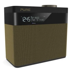 Pure Audio-- Pop Maxi S - Gold - Stereo DAB Digital and FM Radio with Bluetooth - High Quality Digital Radio - Avvenice