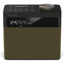 Pure Audio-- Pop Maxi S - Gold - Stereo DAB Digital and FM Radio with Bluetooth - High Quality Digital Radio - Avvenice