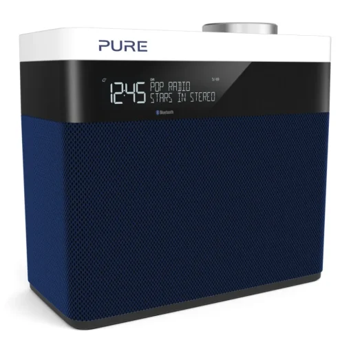 Pure Audio-- Pop Maxi S - Navy - Stereo DAB Digital and FM Radio with Bluetooth - High Quality Digital Radio - Avvenice
