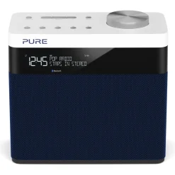 Pure Audio-- Pop Maxi S - Navy - Stereo DAB Digital and FM Radio with Bluetooth - High Quality Digital Radio - Avvenice