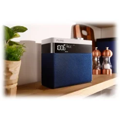 Pure Audio-- Pop Maxi S - Navy - Stereo DAB Digital and FM Radio with Bluetooth - High Quality Digital Radio - Avvenice
